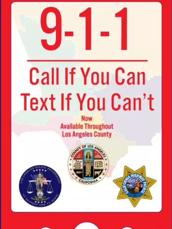 Text to 911 Flyer